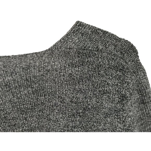 Reformation 100% Alpaca Gray Knit V-Neck Long Sleeve Sweater Size XSmall - Picture 6 of 10